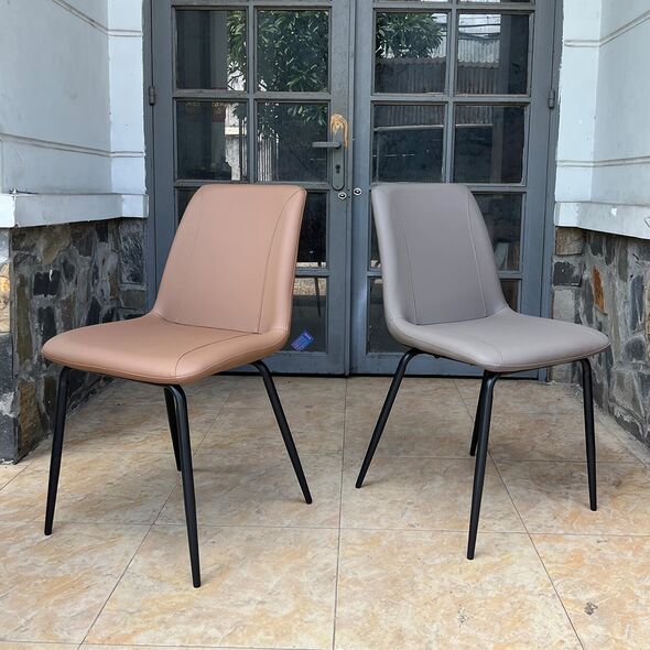 Ghế bọc nệm Fiora chân thép