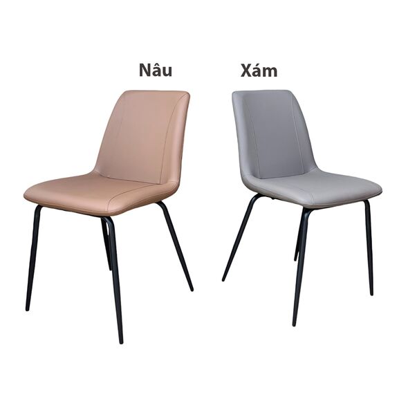 Ghế bọc nệm Fiora chân thép