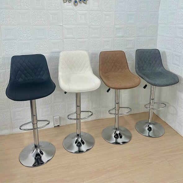 Ghế bar cao Dania chân thép xoayGhế bar cao Dania chân thép xoay