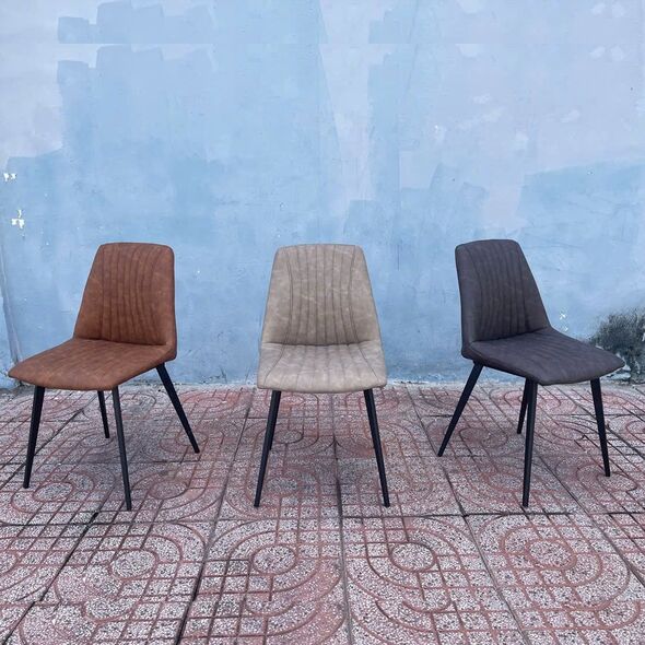 Ghế bọc nệm Viti chân thép