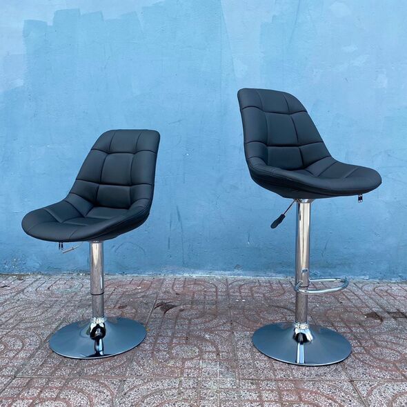 Ghế bar bọc nệm Eames chân thép