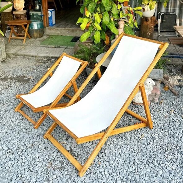 Ghế võng xếp Star khung gỗ