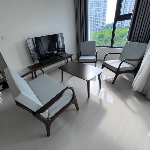 Sofa đơn Trim khung gỗ