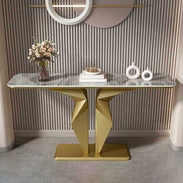 Bàn console AK074 mặt đá