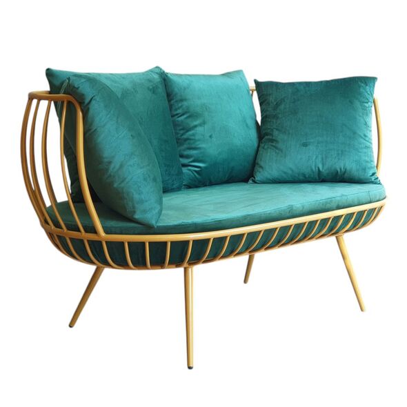 Ghế sofa băng Gaia khung thép