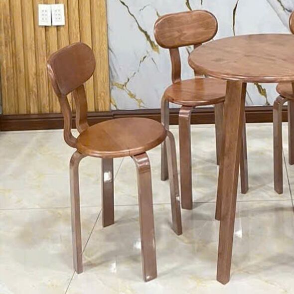 Bộ bàn ăn tròn 2-4 ghế Stool