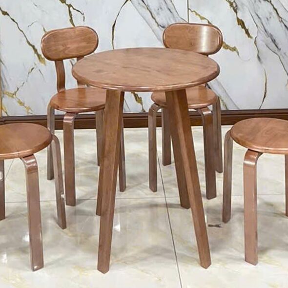 Bộ bàn ăn tròn 2-4 ghế Stool