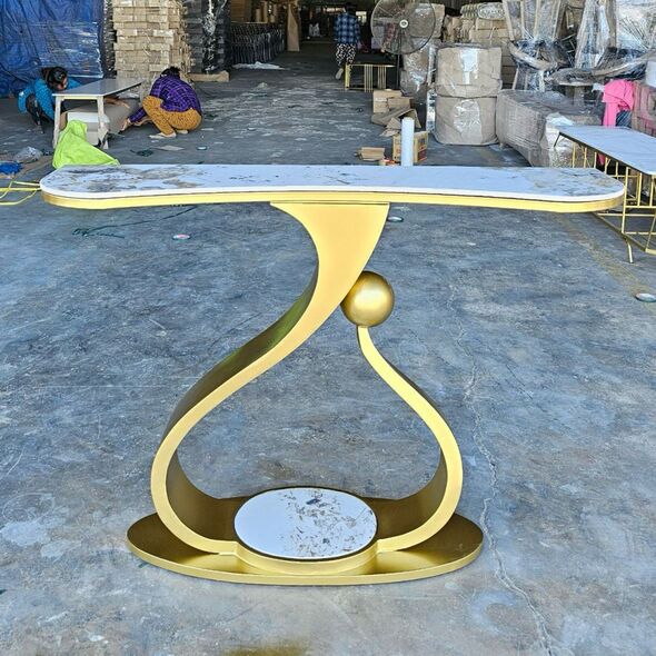 Bàn console AK071 mặt đá