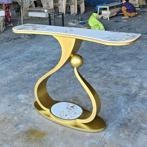 Bàn console AK071 mặt đá