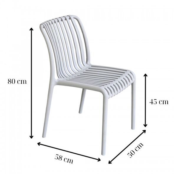 Ghế tựa Fence nhựa PP