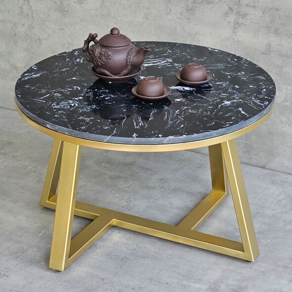 Bàn trà Romano mặt tròn