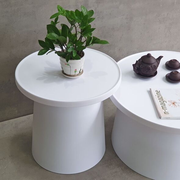 Bàn trà đôi Pot nhựa PP đúc