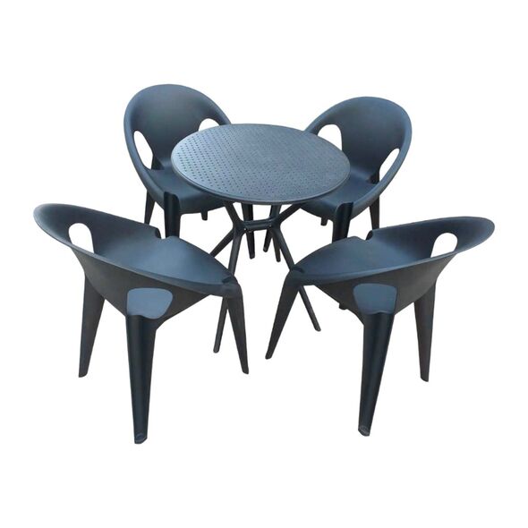 Bộ bàn 2-4 ghế Arum nhựa PP đúc