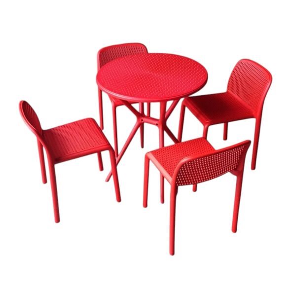 Bộ bàn 2-4 ghế Lido nhựa PP đúc