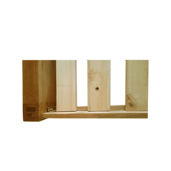 Giường gỗ sồi Kaka góc
