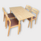 Bộ bàn ăn mặt vân gỗ 4-6-8 ghế Vega