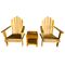 Bộ bàn ghế quạt Adirondack gỗ keo