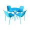 Bộ bàn 2-4 ghế không tay Gardia nhựa PP đúc