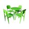 Bộ bàn 2-4 ghế Hoya nhựa PP đúc